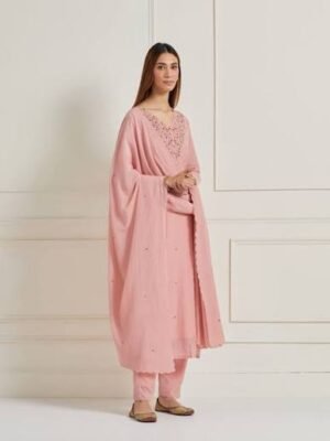 Blush Pink Festive Kurti