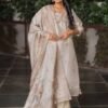 Ivory Grace Embroidered Kurti Set
