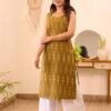Olive Heritage Cotton Kurti